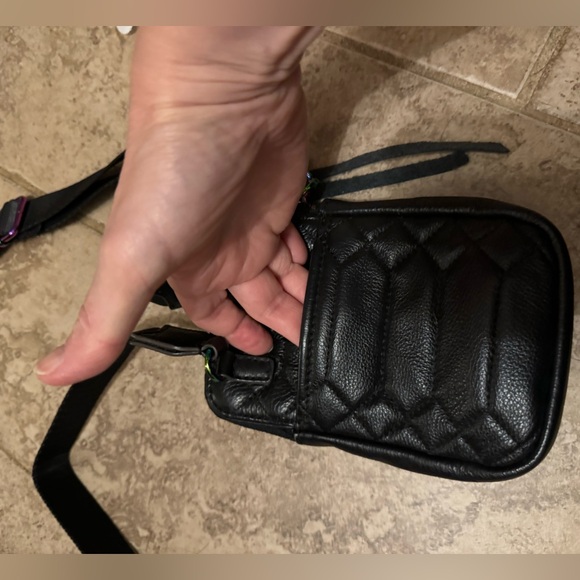 Aimee Kestenberg Small Crossbody with Rainbow Iridescent Oil Slick Hardware - Picture 7 of 16